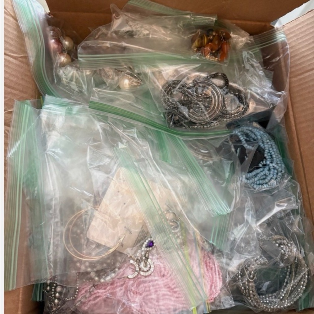 Huge Mystery Box of Jewelry Assorted Pieces